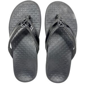 Vionic Women's Shore Flip-Flop Size 8; Black,
